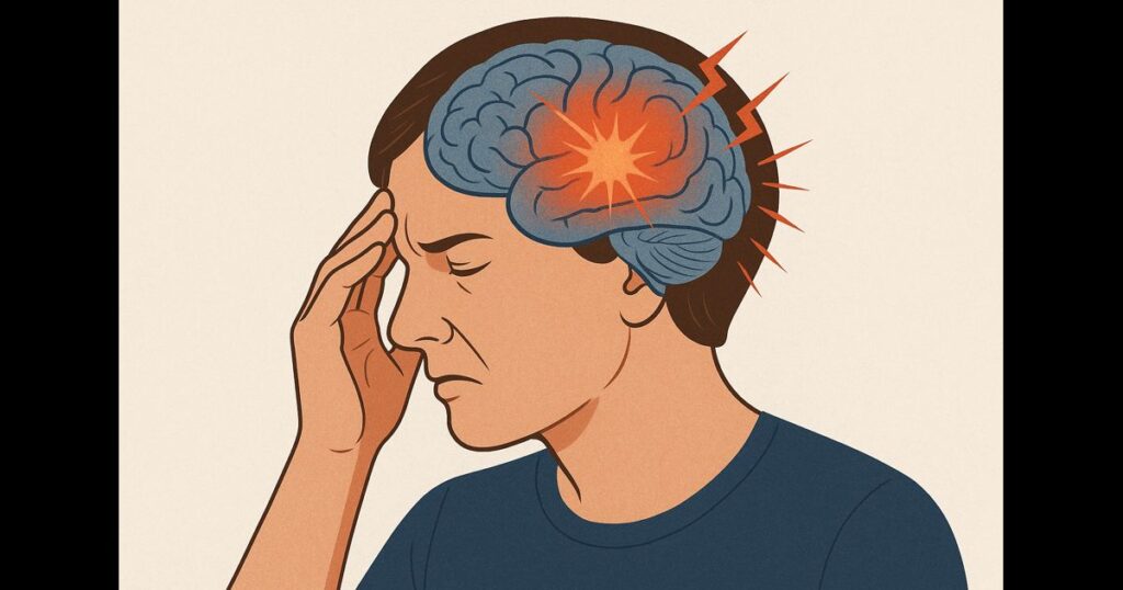 Pain is created in the brain.